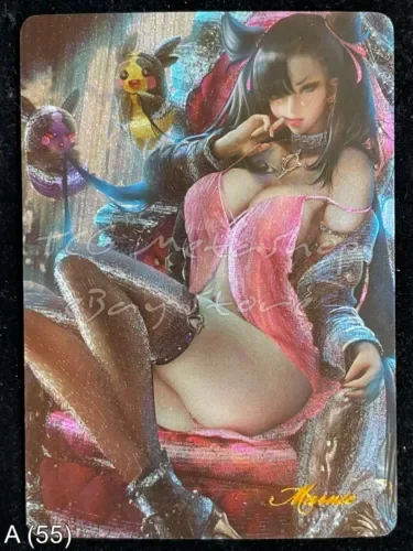 ???? A 055 Marnie PokeGirl Trainer Goddess Story Anime Waifu Card ACG ???? Waifu