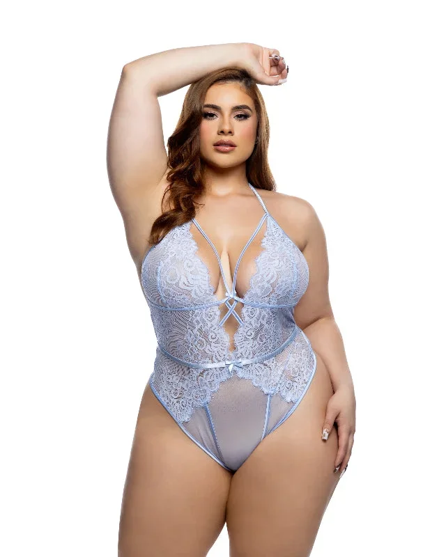 Baby Blue Paradise Bloom Teddy