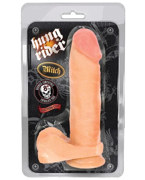 Blush Hung Rider Mitch 8″ Dildo with Suction Cup – Flesh