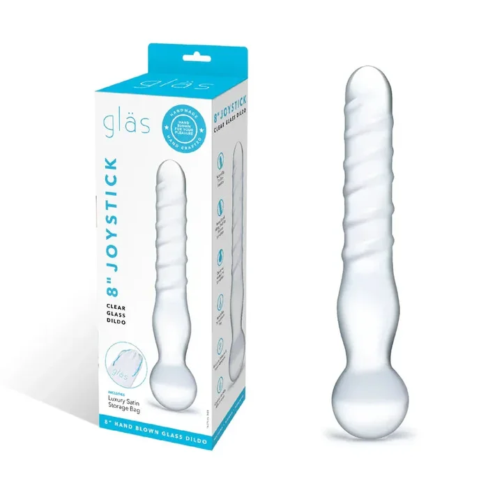 Glas Joystick 8 inch Glass Dildo