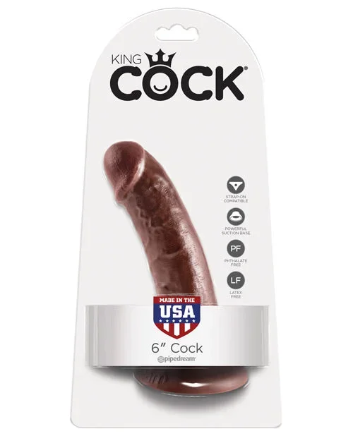 King Cock 6″ Cock – Brown