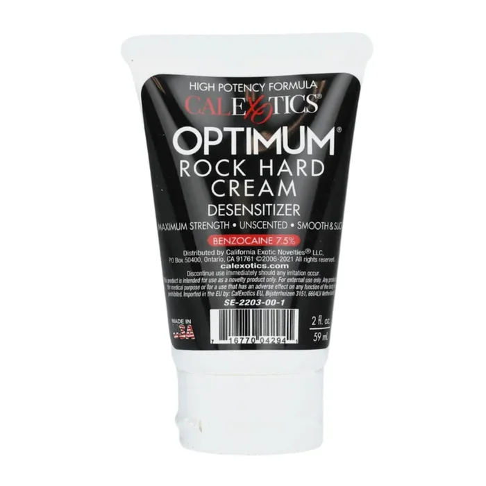 Optimum Rock Hard Desensitizing Cream – Maximum Strength!