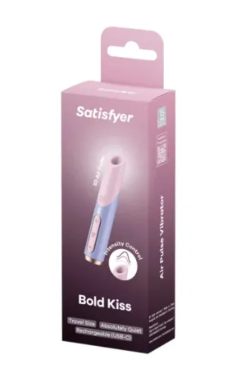 Satisfyer Bold Kiss Air Pulse Clitoral Vibrator