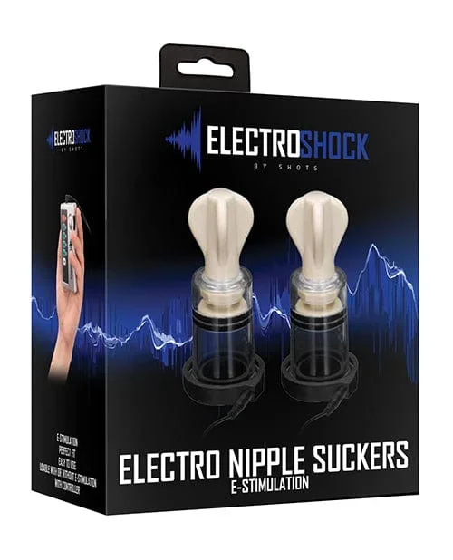 Shots Electroshock Nipple Suckers – Clear