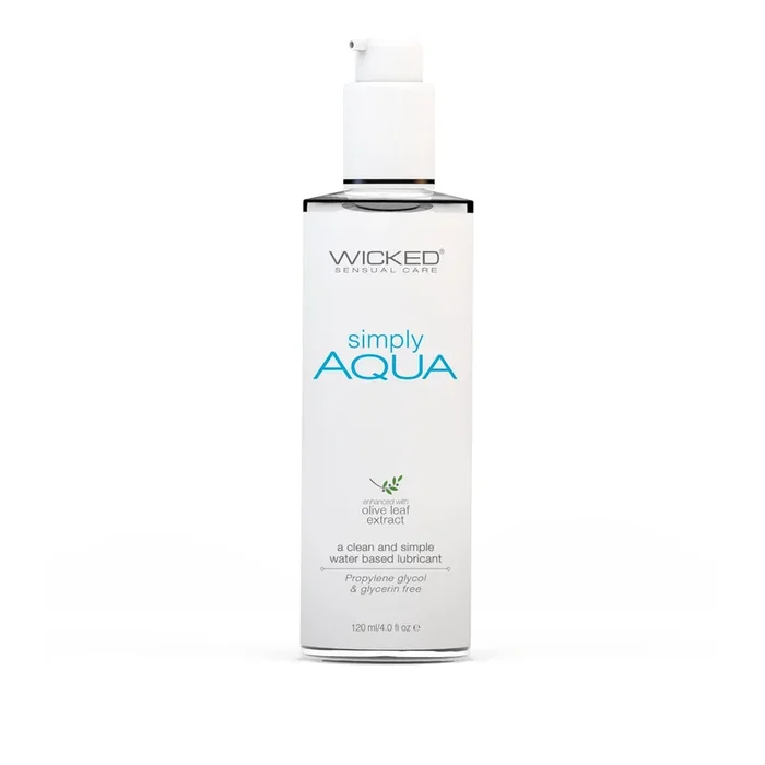 Simply® Aqua 4oz Water Based Lubricant