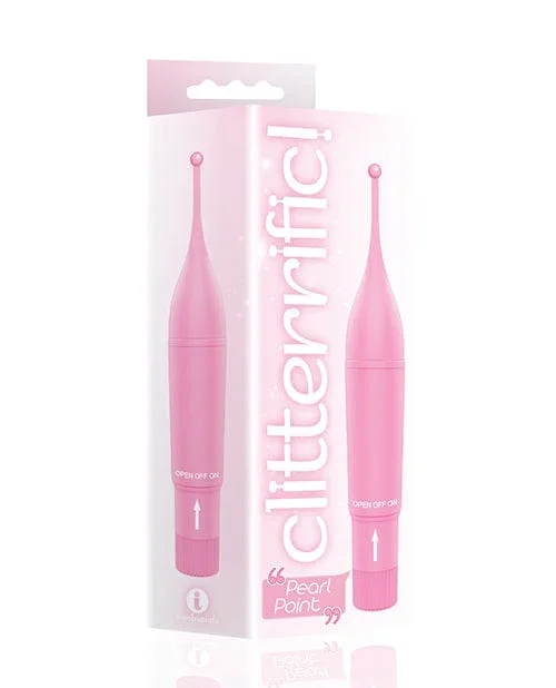 The 9’s Clitterific! Pearl Point Clitoral Stimulator – Pink