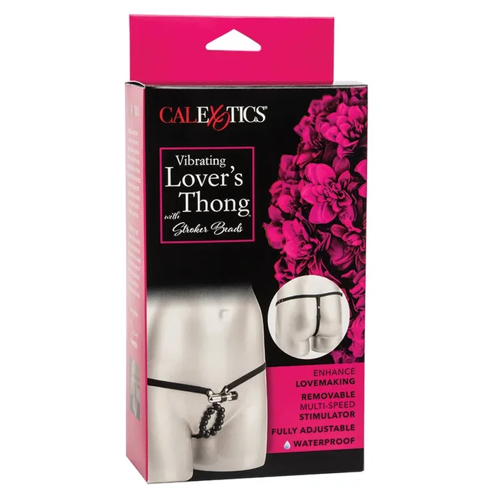 Vibrating Lover’s Thong With Stroker Beads