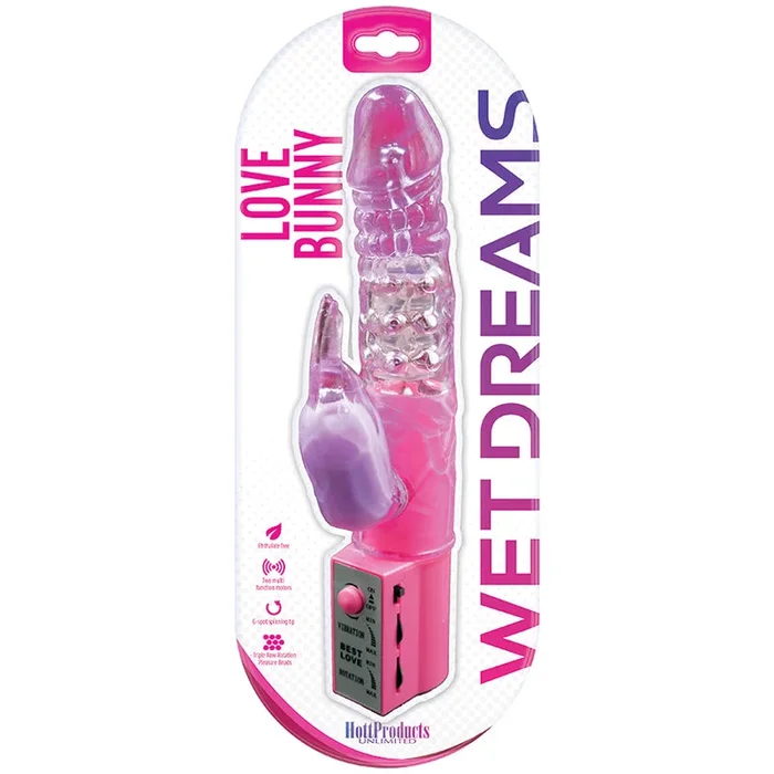 Wet Dreams Love Bunny-Pink Passion 9.5