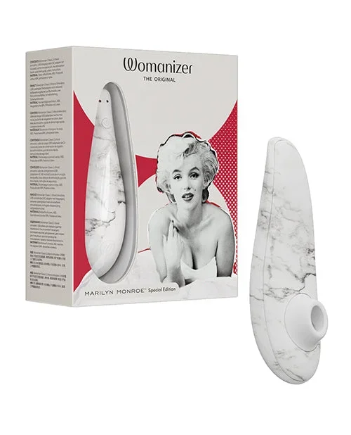 Womanizer x Marilyn Monroe Special Edition Classic 2 Clitoral Stimulator – White Marble